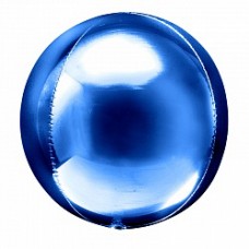Шары Фольгированные сферы 3D синий